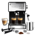 Geek Chef Espresso Machine, Espresso and Cappuccino silver-steel