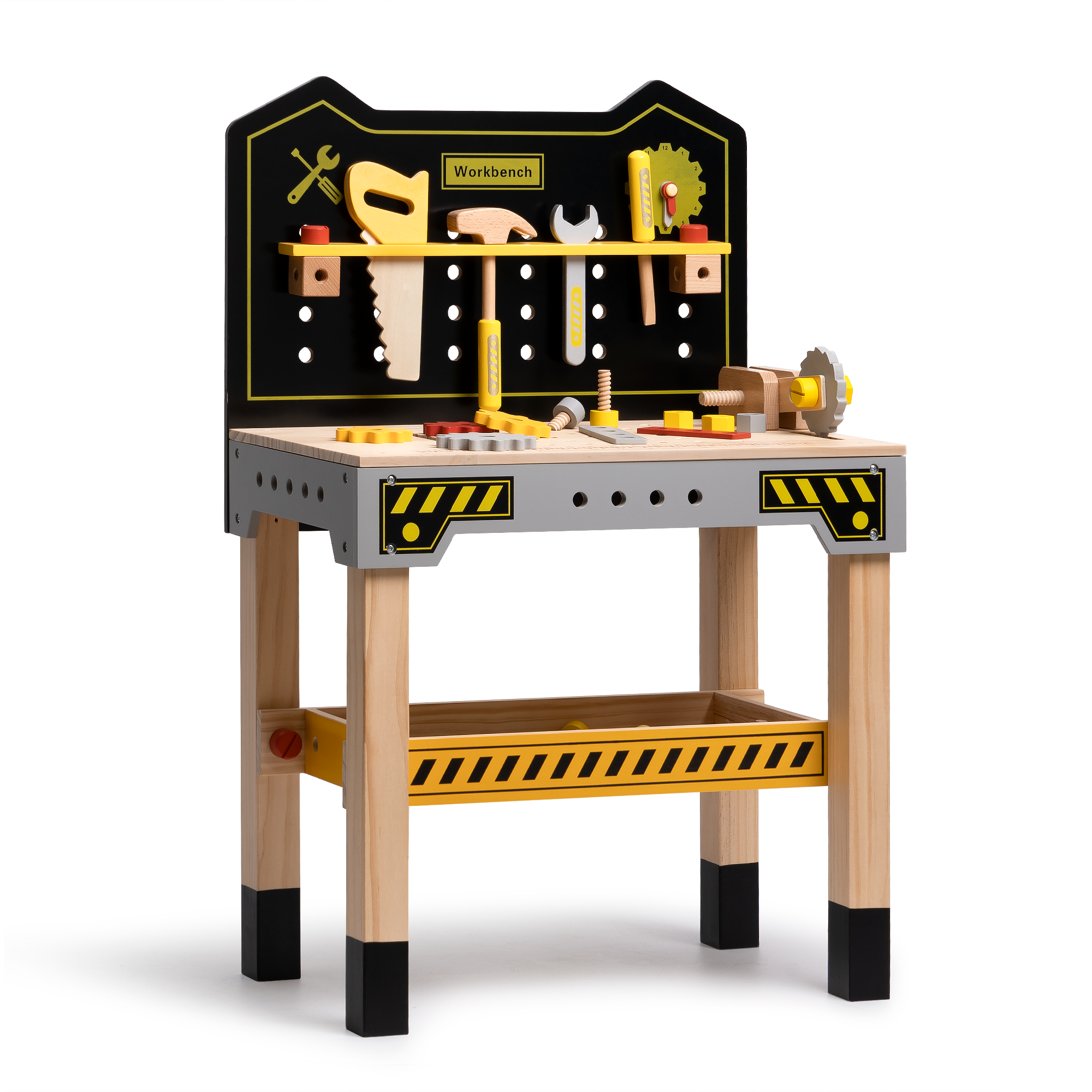 Classic Wooden Workbench for Kids, Great Gift for