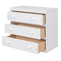 Low Study Full Loft Bed With Cabinet ,Shelves And Rolling Portable Desk ,Multiple Functions Bed White White Solid Wood