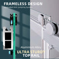 Frameless Double Sliding Shower, 69