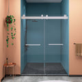 Frameless Double Sliding Shower, 57