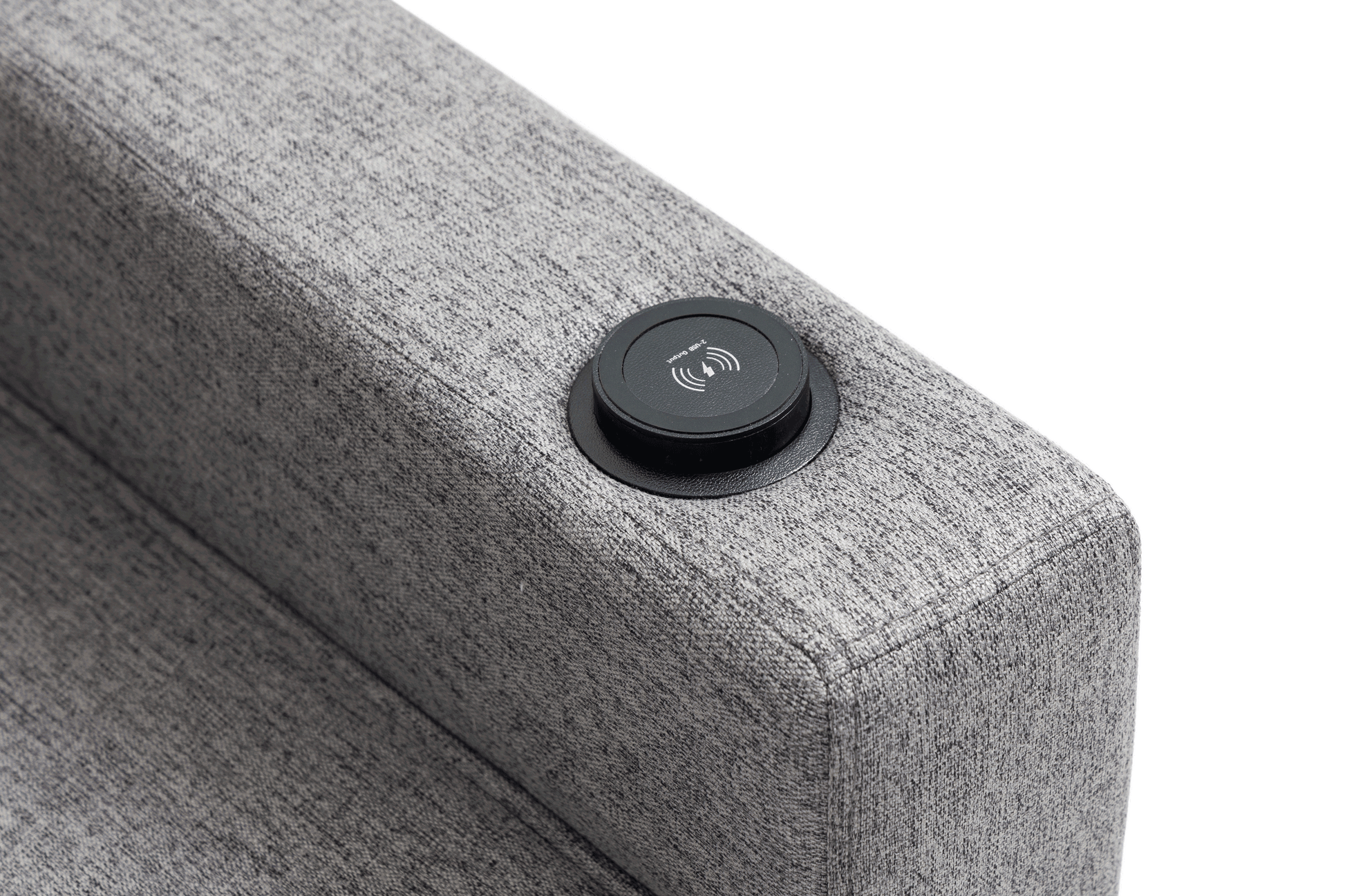 Arm Pushing Recliner Chair, Modern Button Tufted Wingback Push Back Recliner Chair, Living Room Chair Fabric Pushback Manual Single Reclining Sofa Home Theater Seating For Bedroom,Dark Gray Dark Gray Foam Linen