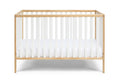 Deux Remi 3 In 1 Convertible Island Crib Natural White Natural Solid Wood