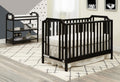 Celeste Changing Table Black Black Solid Wood