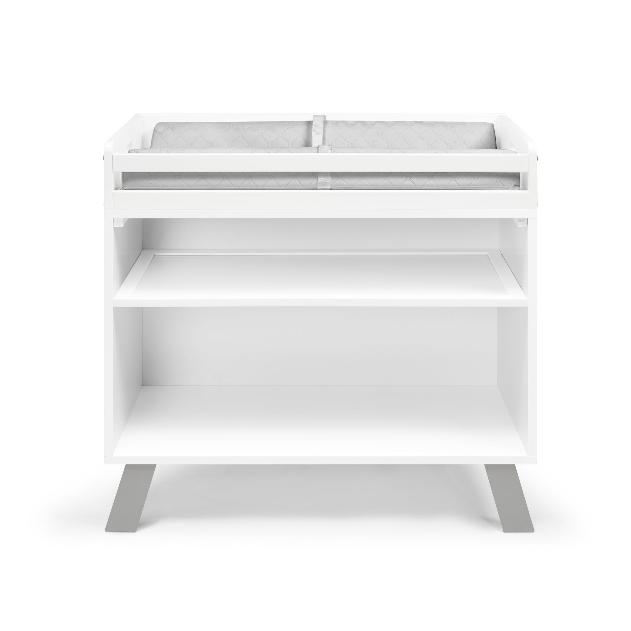 Livia Multi Purpose Changing Table White Gray white-solid wood