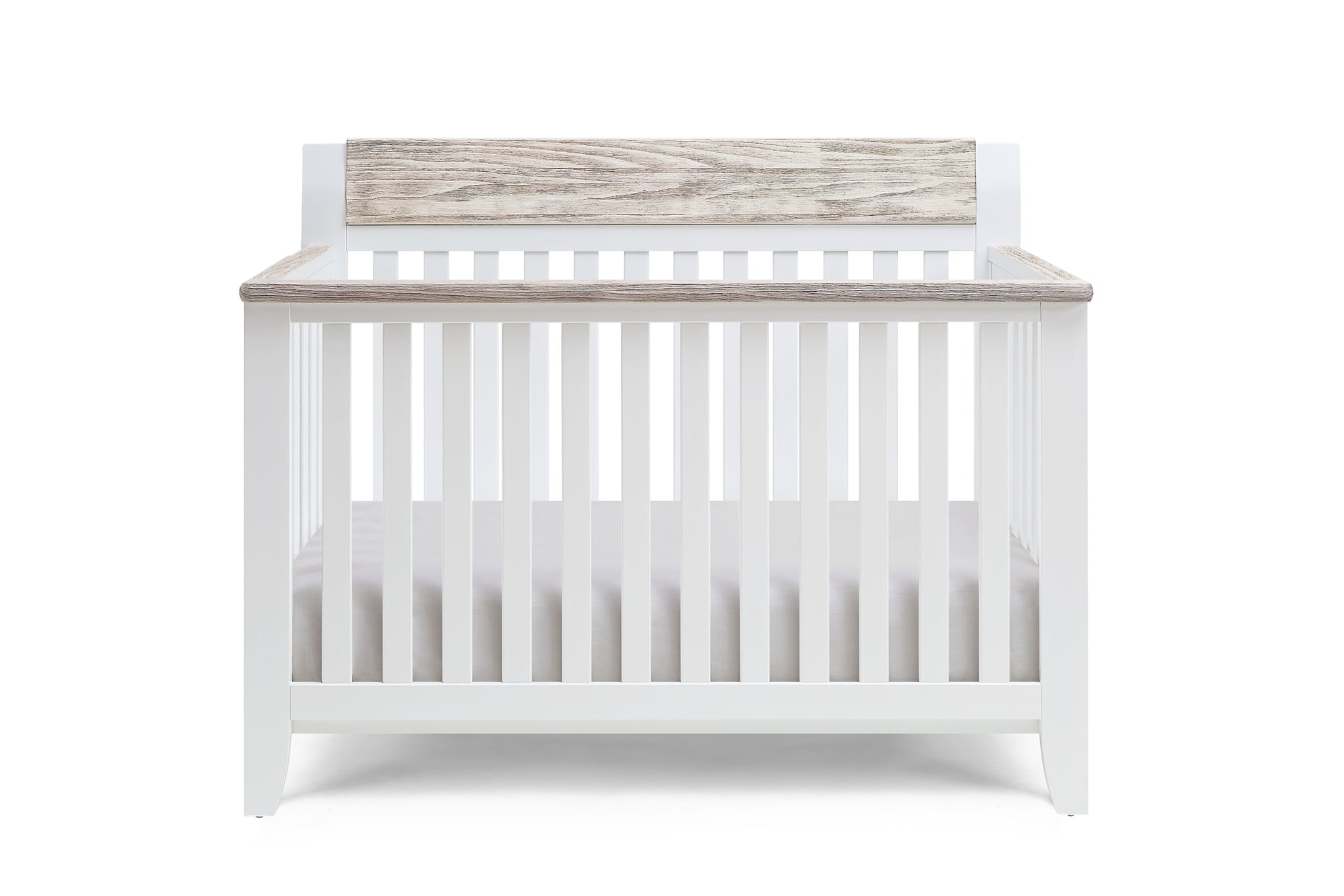 Hayes 4 in 1 Convertible Crib White Natural