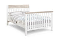 Hayes 4 In 1 Convertible Crib White Natural White Solid Wood