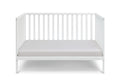 Palmer 3 In 1 Convertible Island Crib White White Solid Wood