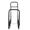 Firewood Log Cart Carrier Outdoor or Indoor Black black-metal