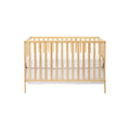 Palmer 3 In 1 Convertible Island Crib Natural Natural Solid Wood
