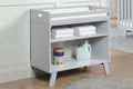 Livia Multi Purpose Changing Table Gray Gray Gray Solid Wood