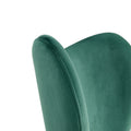 Dining Chairs Set Of 2, Dark Green Velvet Chair Modern Kitchen Chair With Metal Leg Dark Green Velvet