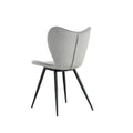 Dining Chairs Set Of 2, Grey Velvet Chair Modern Kitchen Chair With Metal Leg Gray Velvet