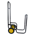 Firewood Log Cart Carrier Outdoor Or Indoor Black Steel Wood Rack Storage Mover Rolling Wheeled Metal Dolly Hauler Wood Moving Equipment Black Iron