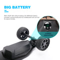 All Terrain Dual 1000*2 Hub Motor Electric Skateboard With 32Mph Max Speed,25Miles Range,9600Mah Battery. Black Gray Carbon Fiber