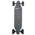 All Terrain Dual 1000*2 Hub Motor Electric Skateboard With 32Mph Max Speed,25Miles Range,9600Mah Battery. Black Gray Carbon Fiber