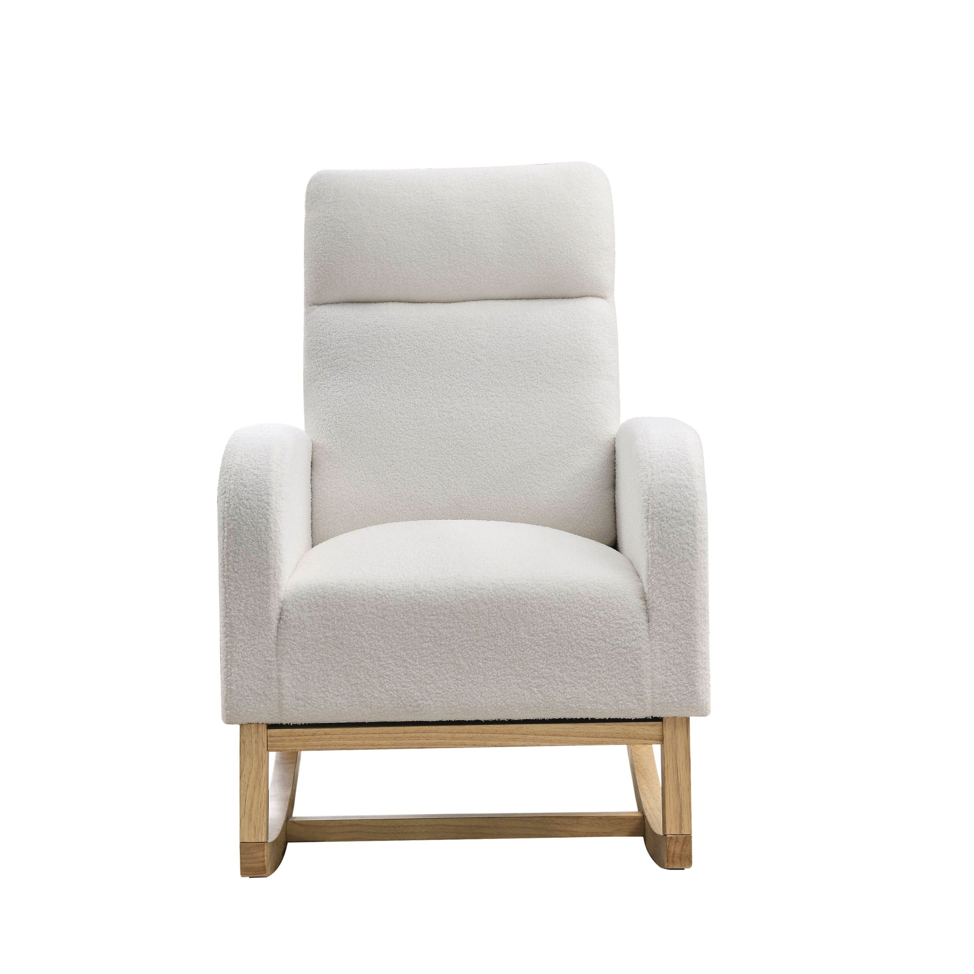 Video Welike 27.6"W Modern Accent High Backrest Living ivory-foam-fabric