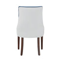 Jackson Upholstered Dining Chair Navy Blue Multicolor Foam Polyester