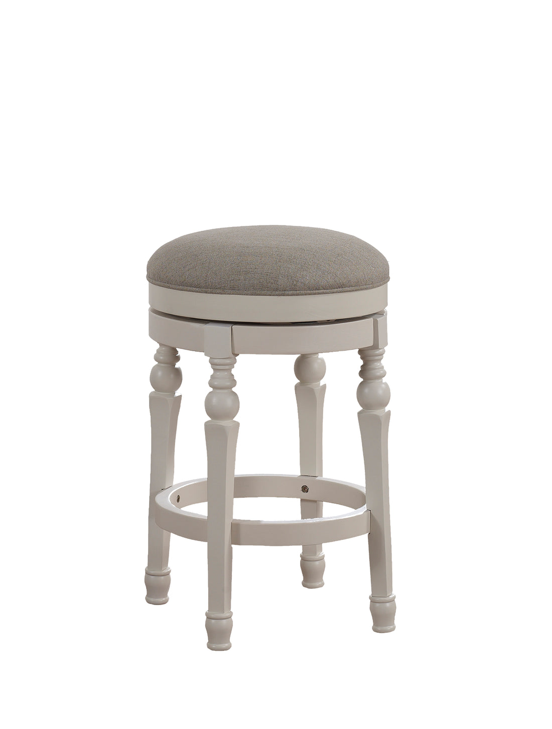 Colerain Backless Counter Stool Beige Foam Fabric