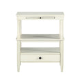 Newland Antique White Storage Nightstand Antique White Wood Plywood