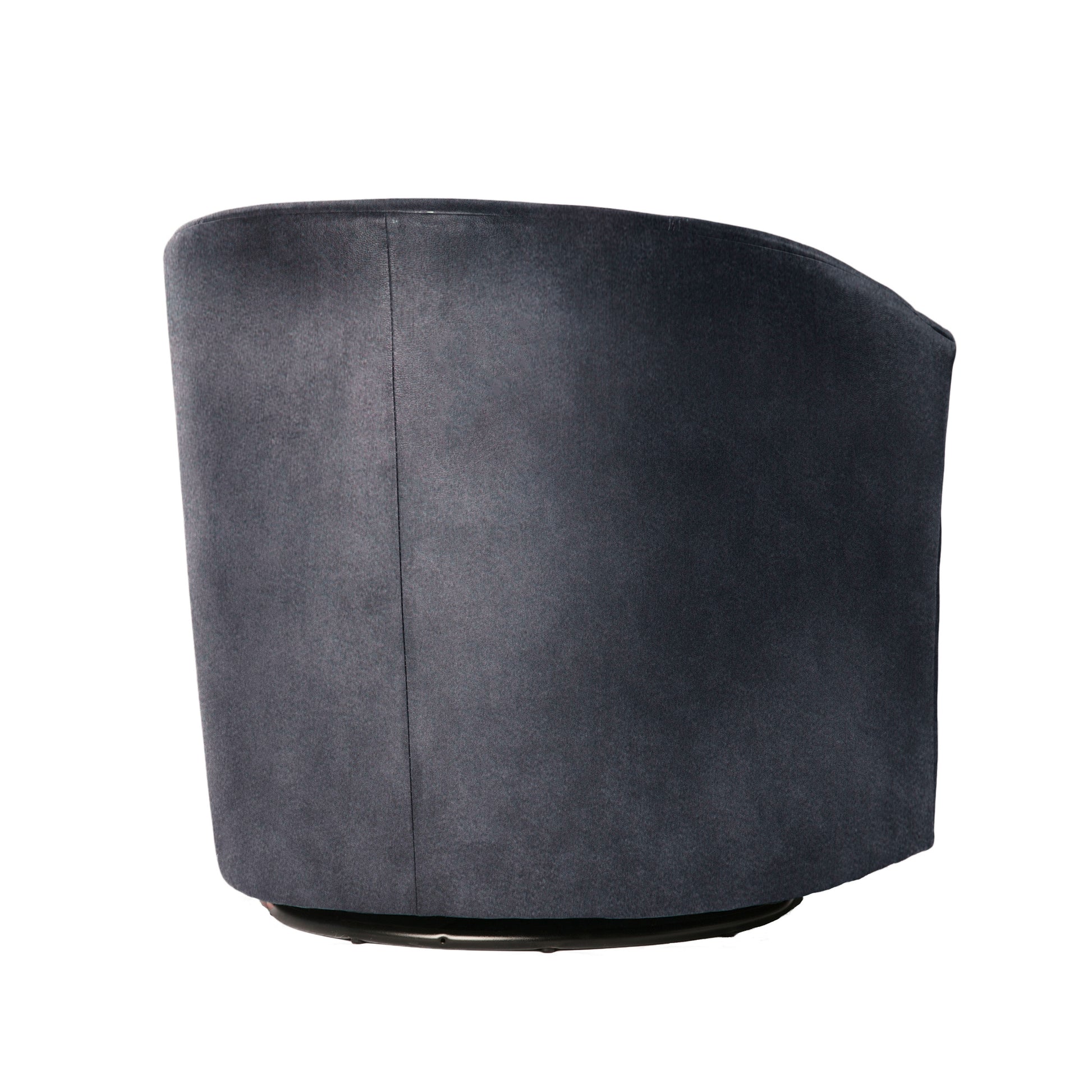Eden Charcoal Swivel Chair Charcoal Grey Foam Polyester