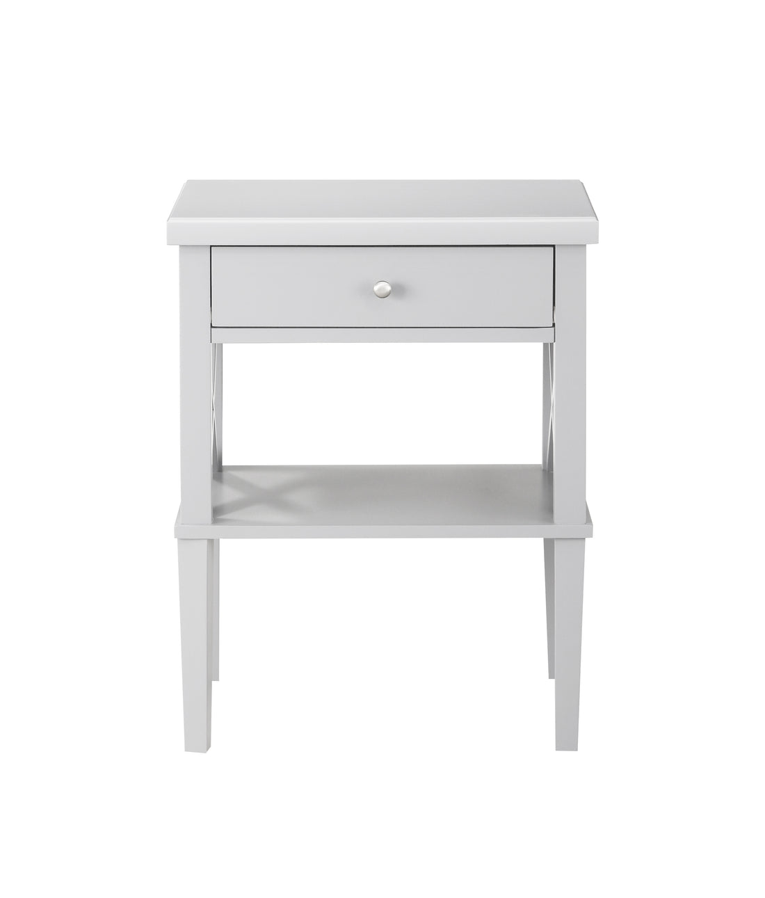 Madison Dove Gray Nightstand Grey Wood Mdf