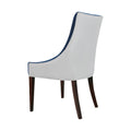 Jackson Upholstered Dining Chair Navy Blue Multicolor Foam Polyester