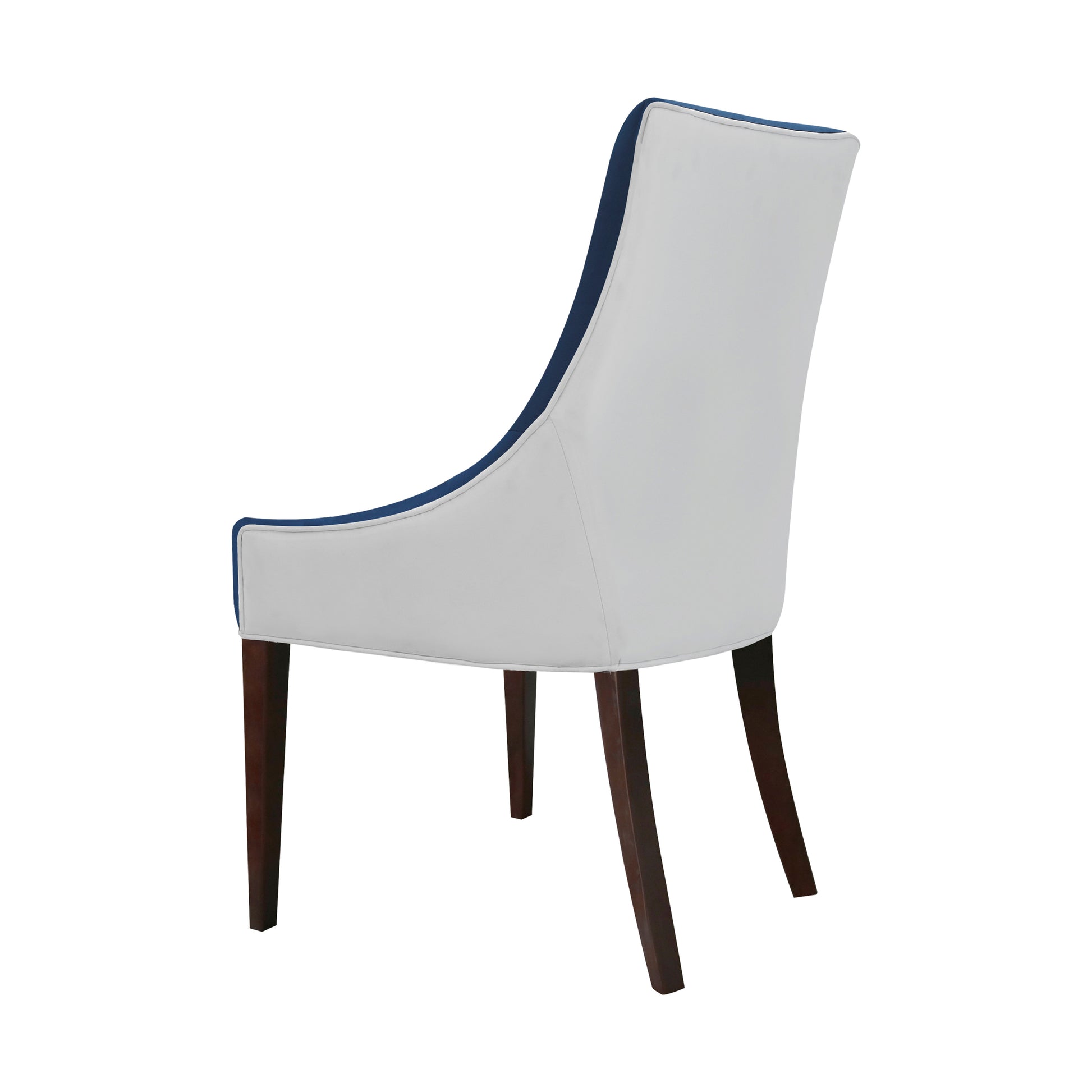 Jackson Upholstered Dining Chair Navy Blue Multicolor Foam Polyester