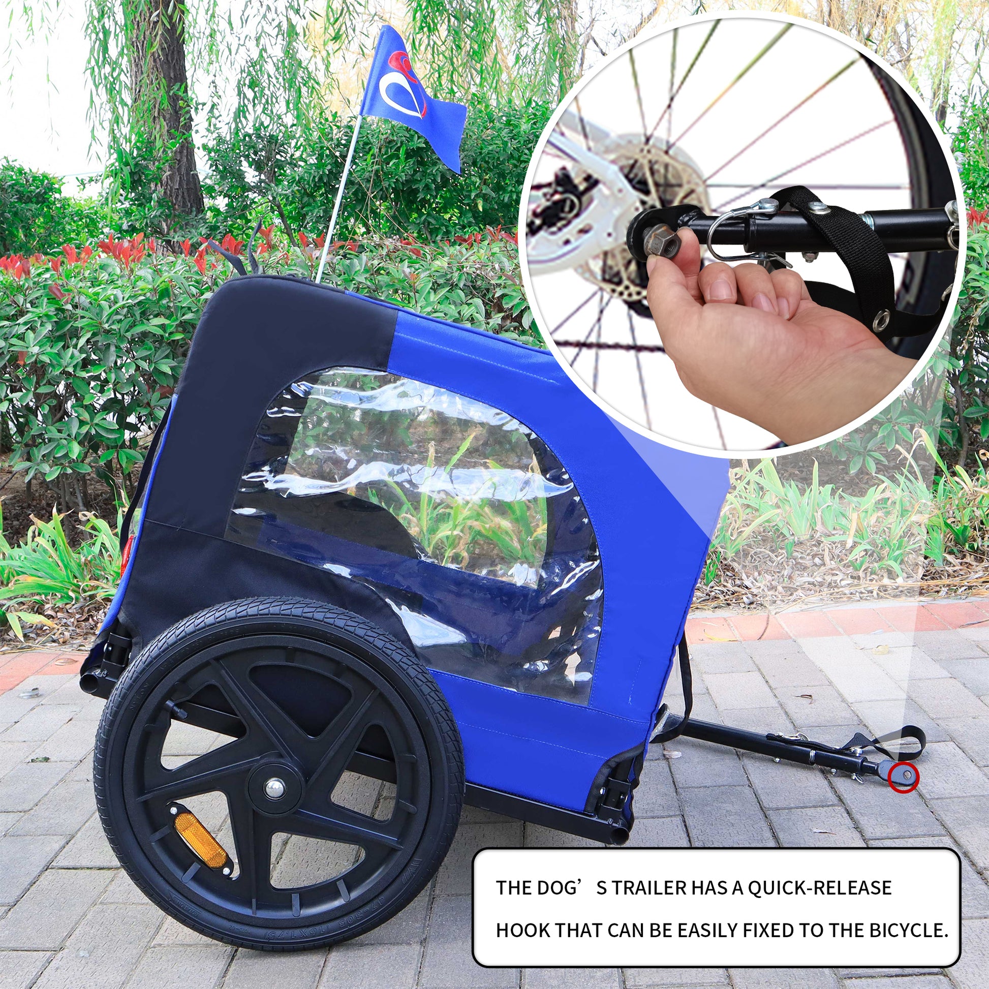 Blue High Quality 16 inch air wheel Pet Bike