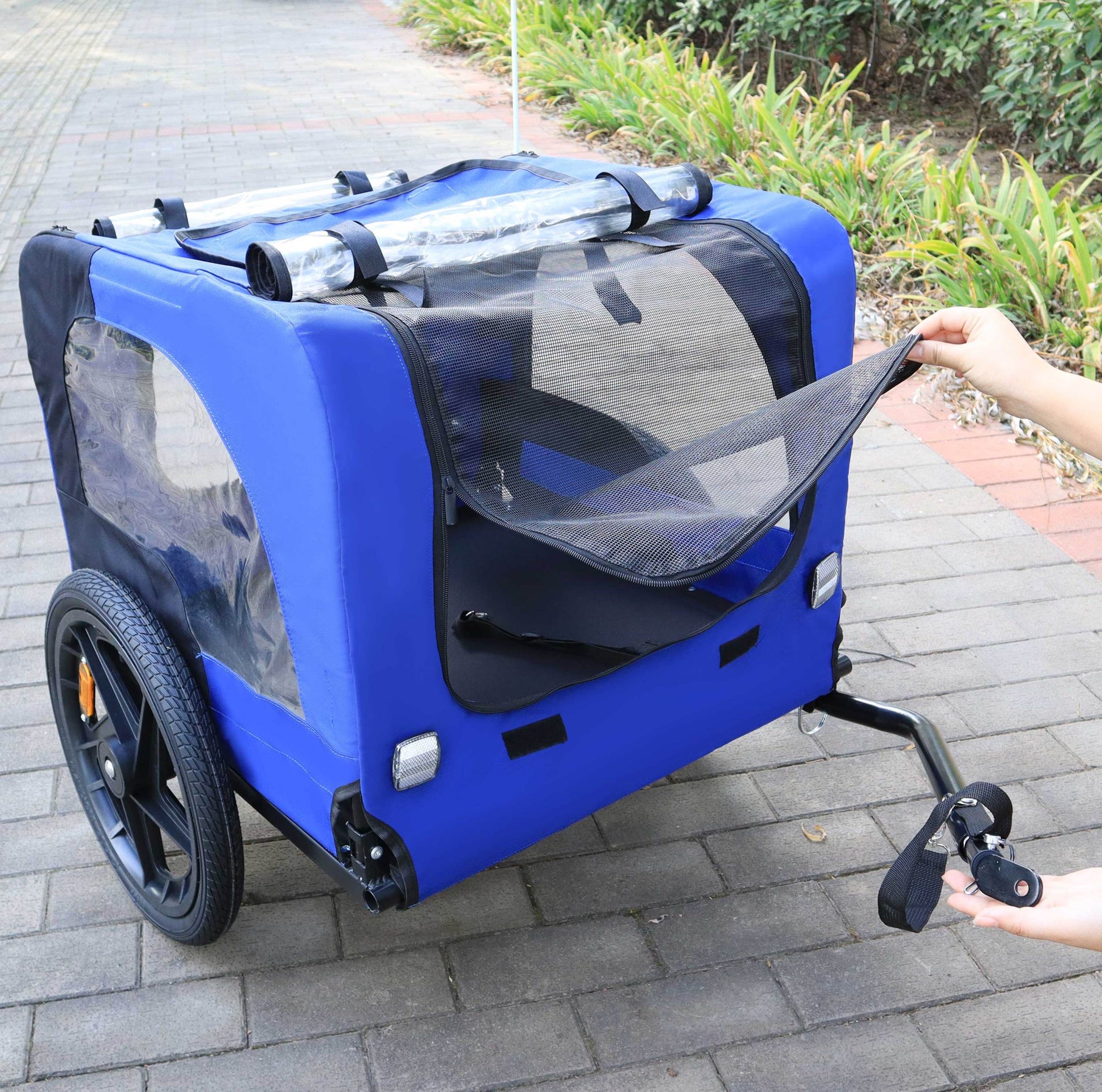 Blue High Quality 16 inch air wheel Pet Bike