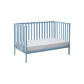 Palmer 3 In 1 Convertible Island Crib Baby Blue Baby Blue Solid Wood