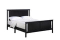Connelly Reversible Panel Full Bed Black Vintage black-solid wood