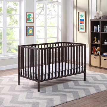 Palmer 3 In 1 Convertible Island Crib Espresso Espresso Solid Wood