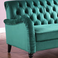 2229,Dark Green Chesterfield 3 Seater ,Modern Sofa Dark Green Velvet