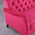 Rose Red Chesterfield 3 Seater ,Modern Sofa Rose Red Velvet