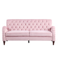 Chesterfield Sofa 3 Seater ,Modern Sofa,Pink Color Pink Velvet