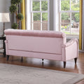 Chesterfield Sofa 3 Seater ,Modern Sofa,Pink Color Pink Velvet