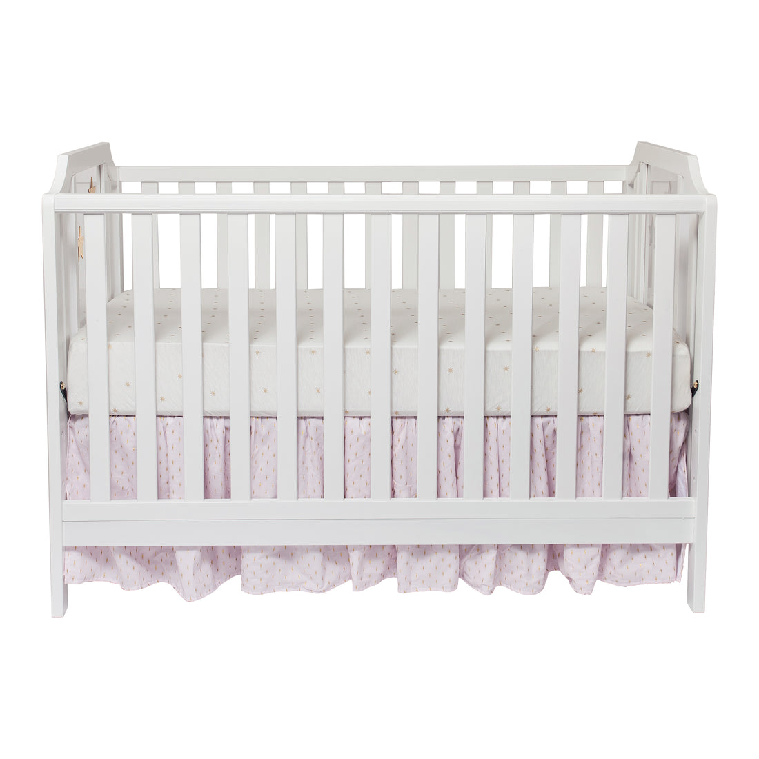 Celeste 3 In 1 Convertible Island Crib White White Solid Wood