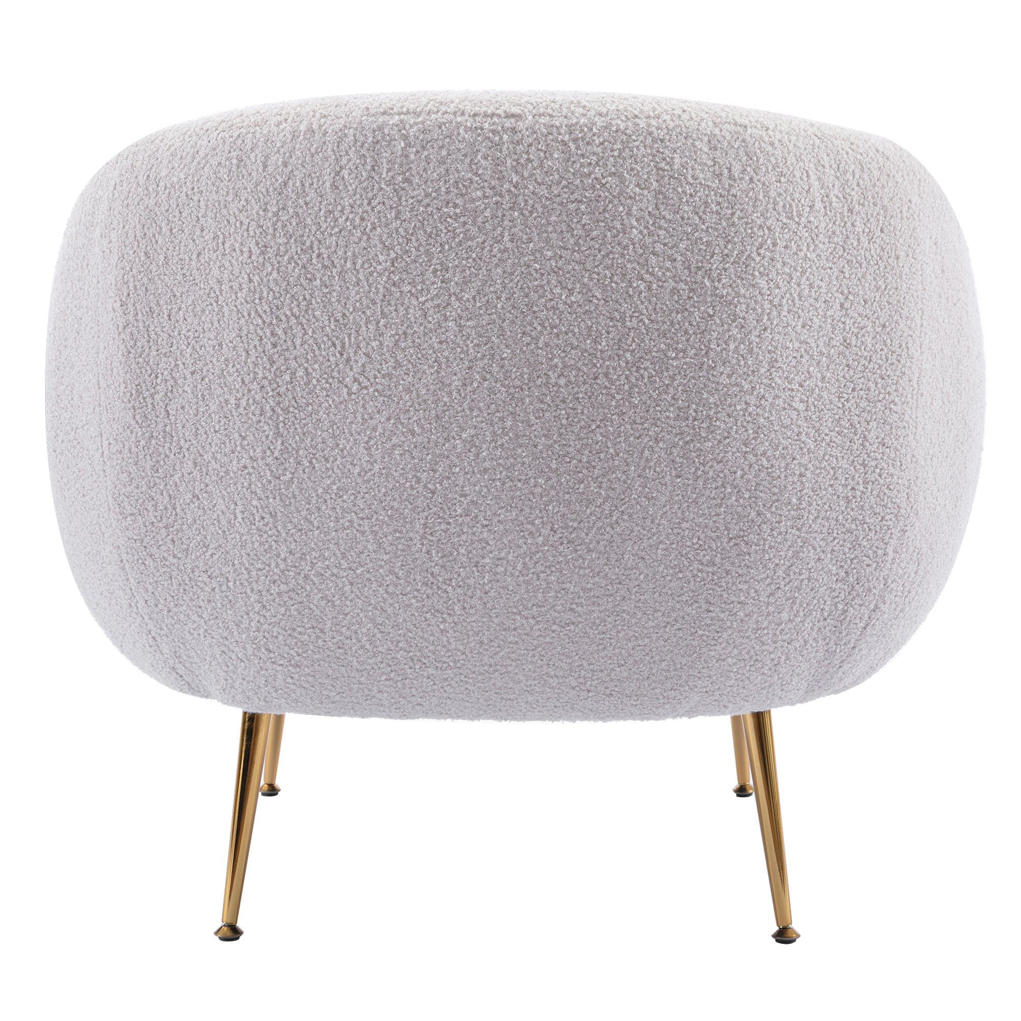Orisfur. Modern Comfy Leisure Accent Chair, Teddy grey-foam-altay velvet