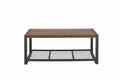 Console Coffee Table With A Natural Reclaimed Wood Finish, For Living Room Natural Solid Wood