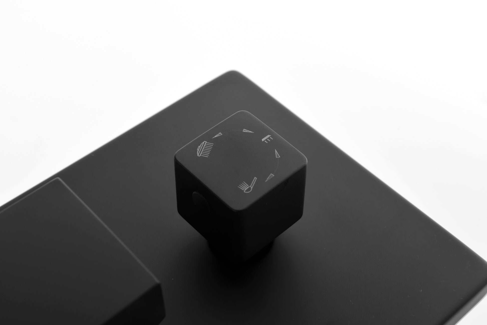 3 Way Outlet Function Solid Brass Shower Diverter Valve Mixer Rough In Shower Handle Valve Kit Replacement Matte Black Brass