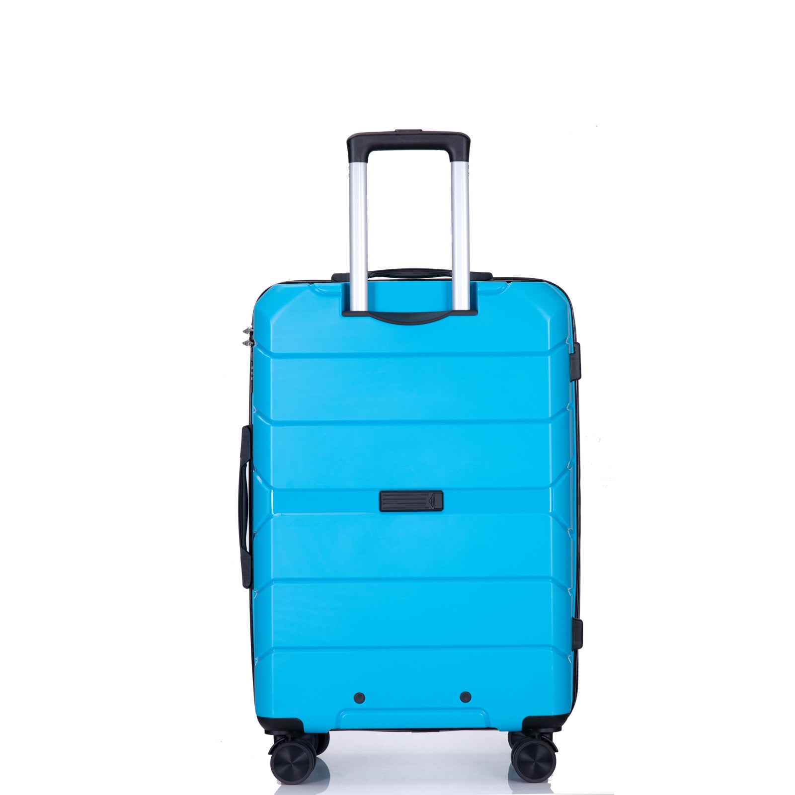 Hardshell Suitcase Spinner Wheels Pp Luggage Sets Lightweight Suitcase With Tsa Lock,3 Piece Set 20 24 28 ,Light Blue Light Blue Polypropylene