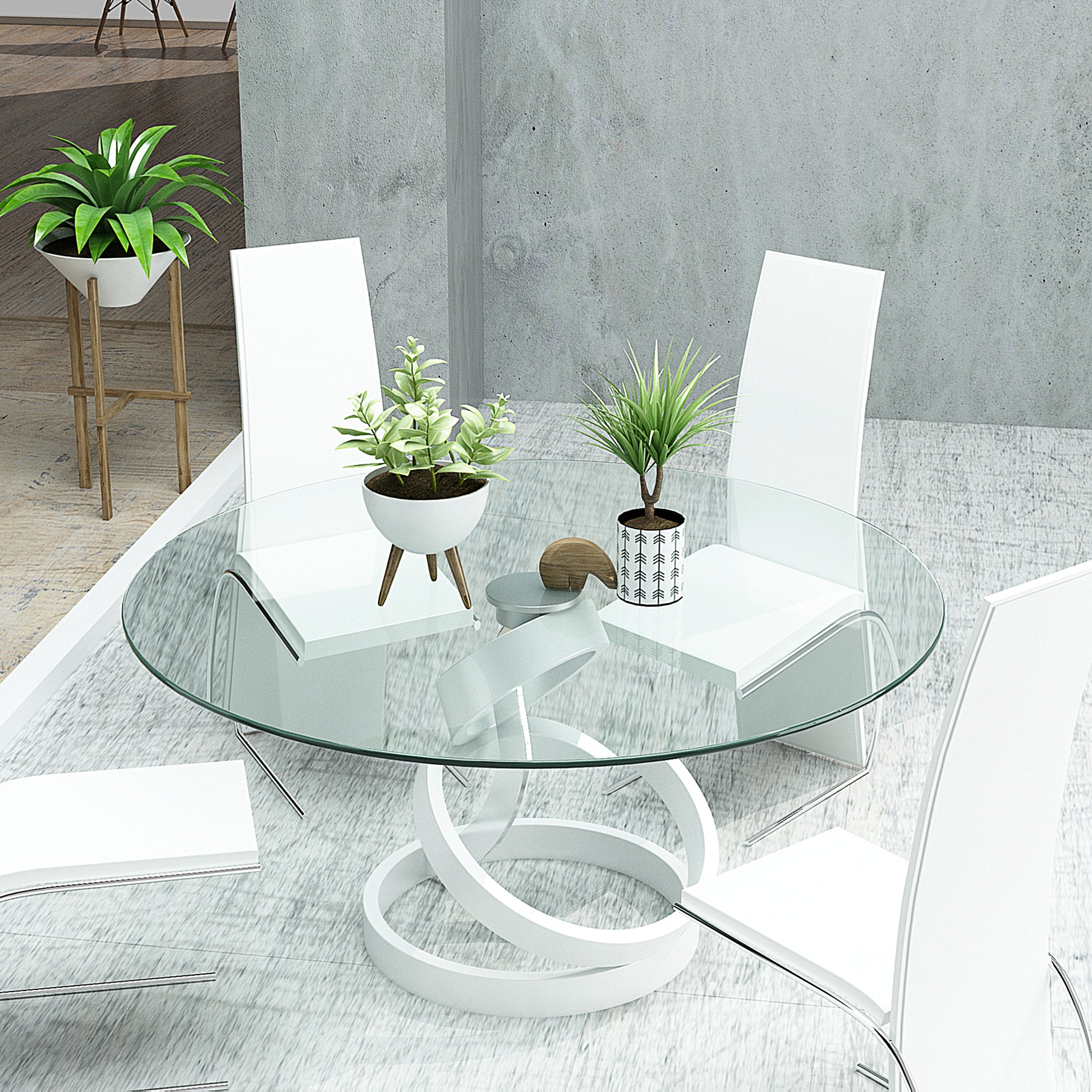 30" Inch Round Tempered Glass Table Top Clear Glass 1 4" Inch Thick Round Polished Edge Transparent Glass