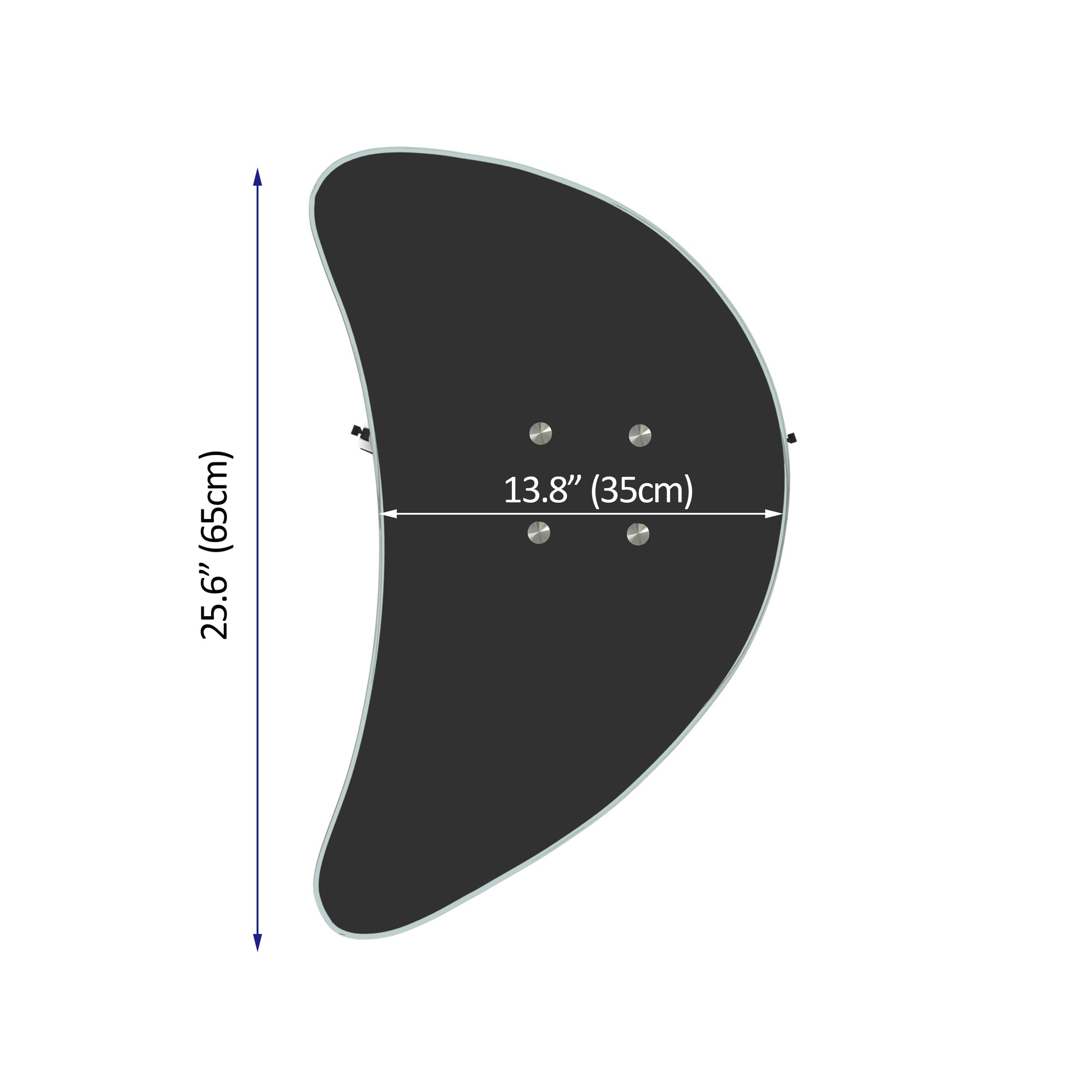 Adjustable Height Black Tempered Glass Table Desk Table With Lockable Wheels Adjustable Range 24.2 " 32.7 " Transparent Glass