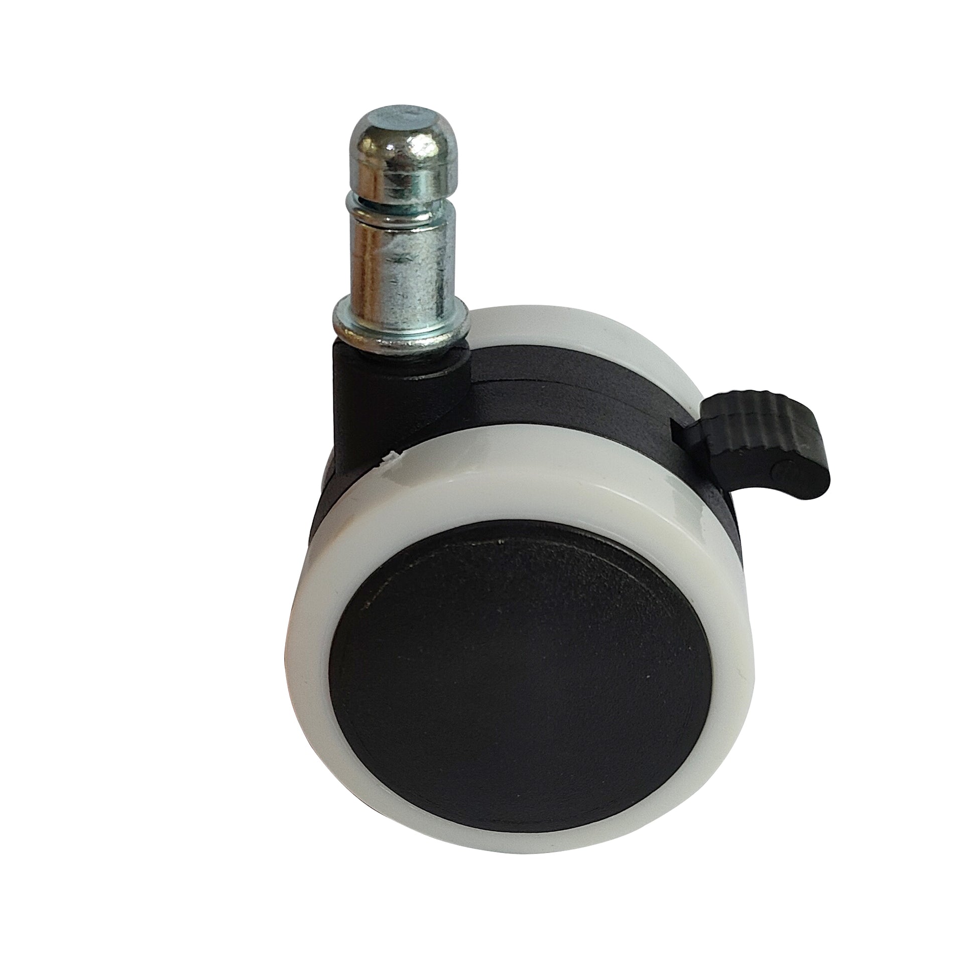 Adjustable Height Black Tempered Glass Table Desk Table With Lockable Wheels Adjustable Range 24.2 " 32.7 " Transparent Glass