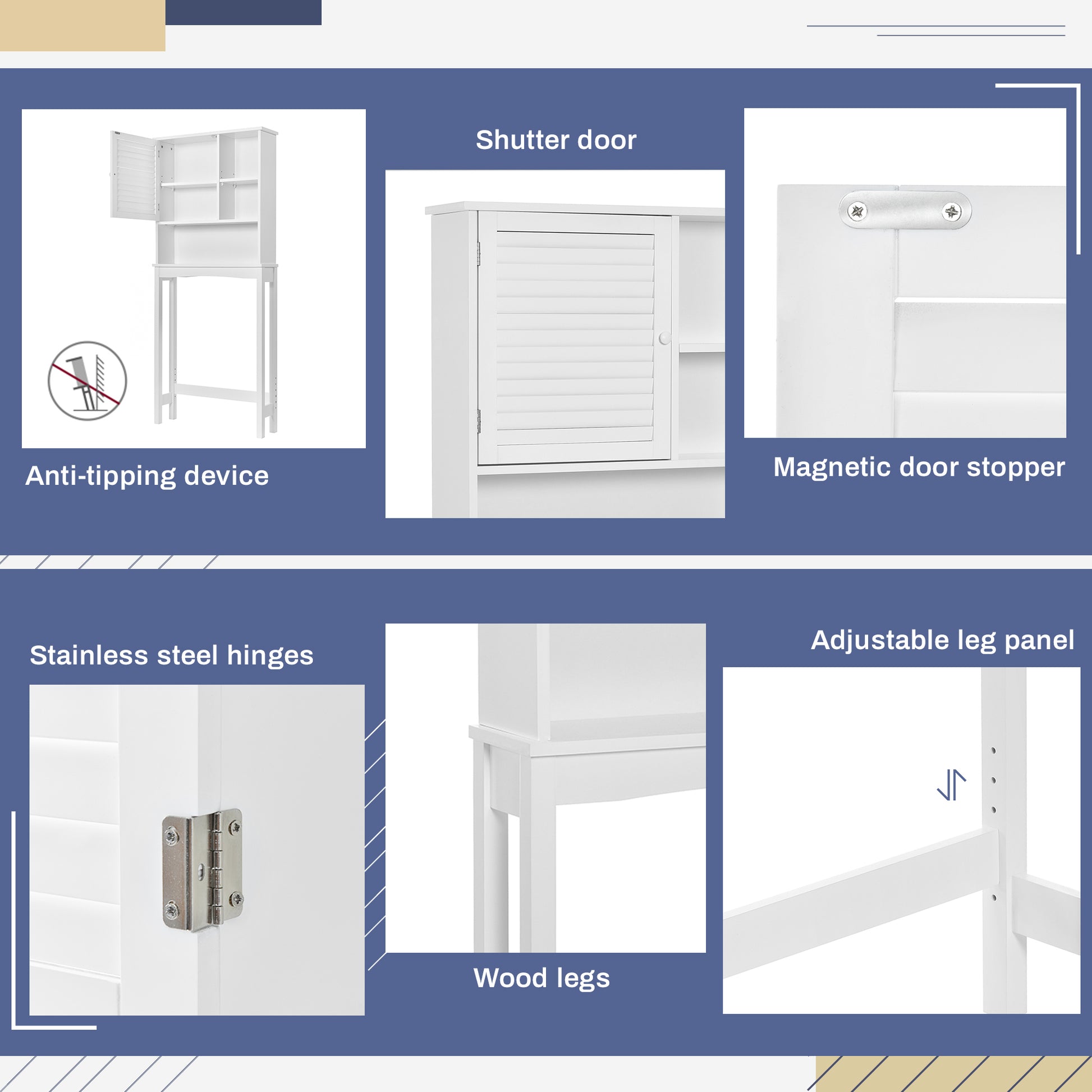 Home Over The Toilet Shelf Bathroom Storage Space