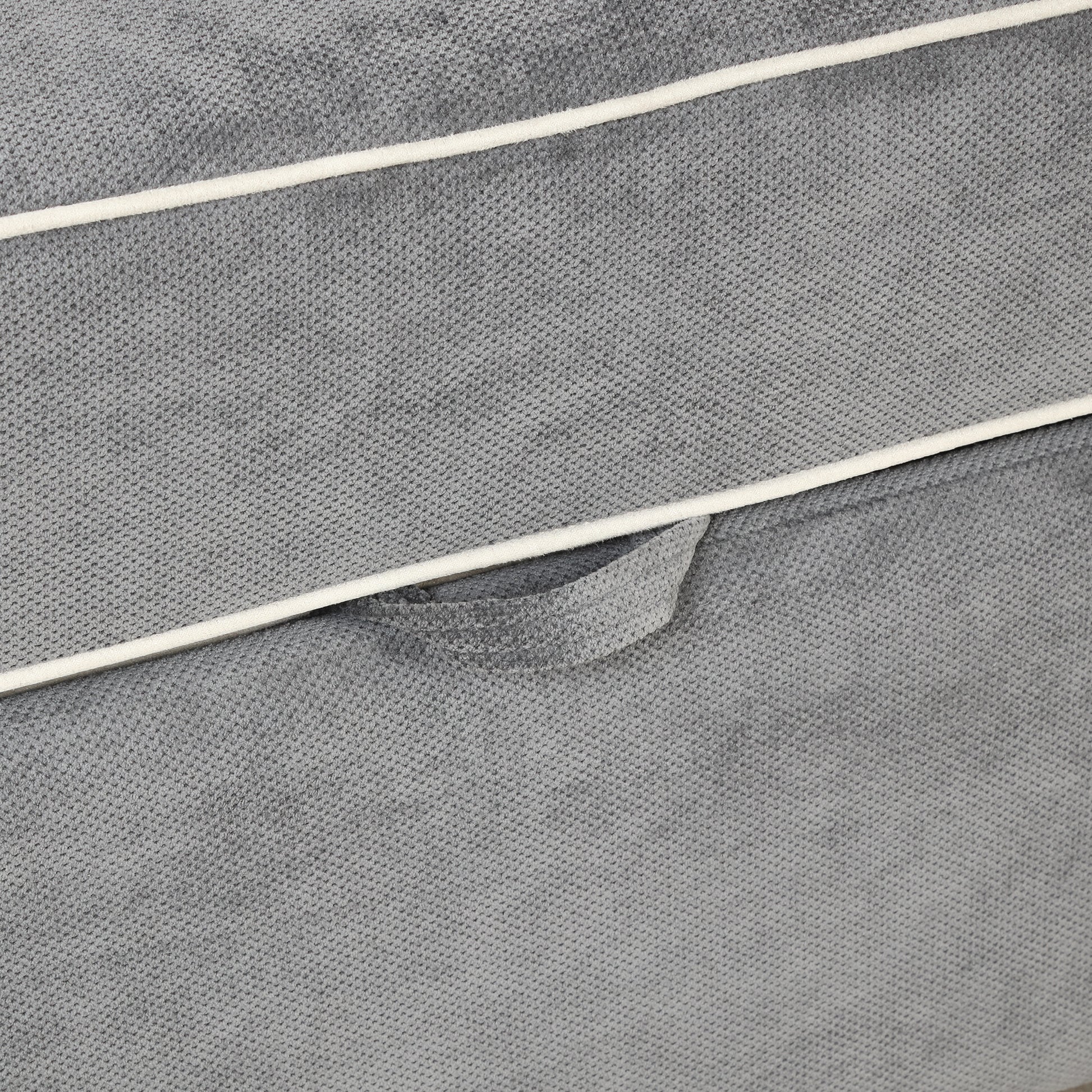 66.5" Linen Upholstered Sleeper Bed, Pull Out Sofa Bed Couch Attached Two Throw Pillows, Dual Usb Charging Port And Adjustable Backrest For Living Room Space, Charcoal Gray Charcoal Grey Foam Linen 2 Seat