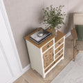 Wooden Cabinet With 5 Drawers And 1 Door, Retro