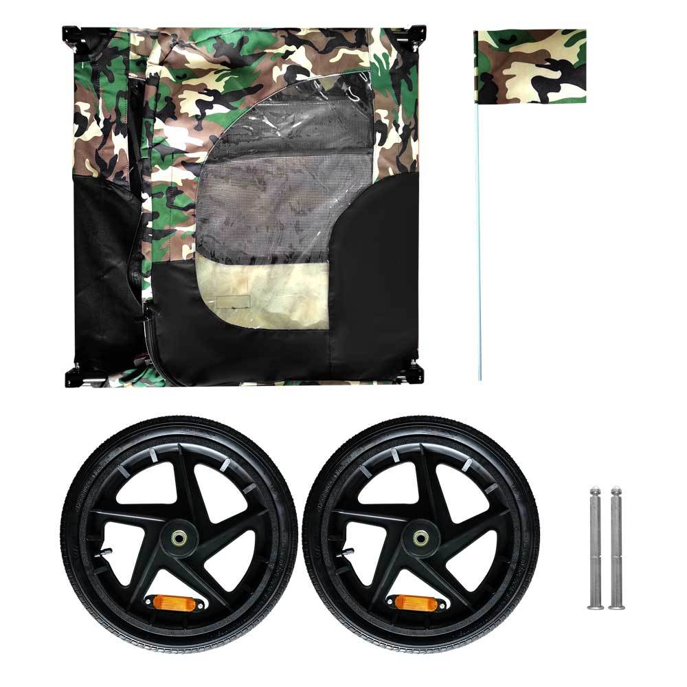 Camouflage Foldable Bicycle Trailer Bike Trailer