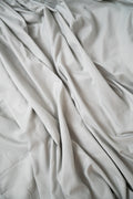 4 Piece Pewter Bamboo Flex Head Queen Hypoallergenic Sheet Set Pewter Bamboo